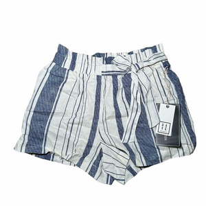 NWT Have Blue & White Striped Paperbag Shorts Size Small